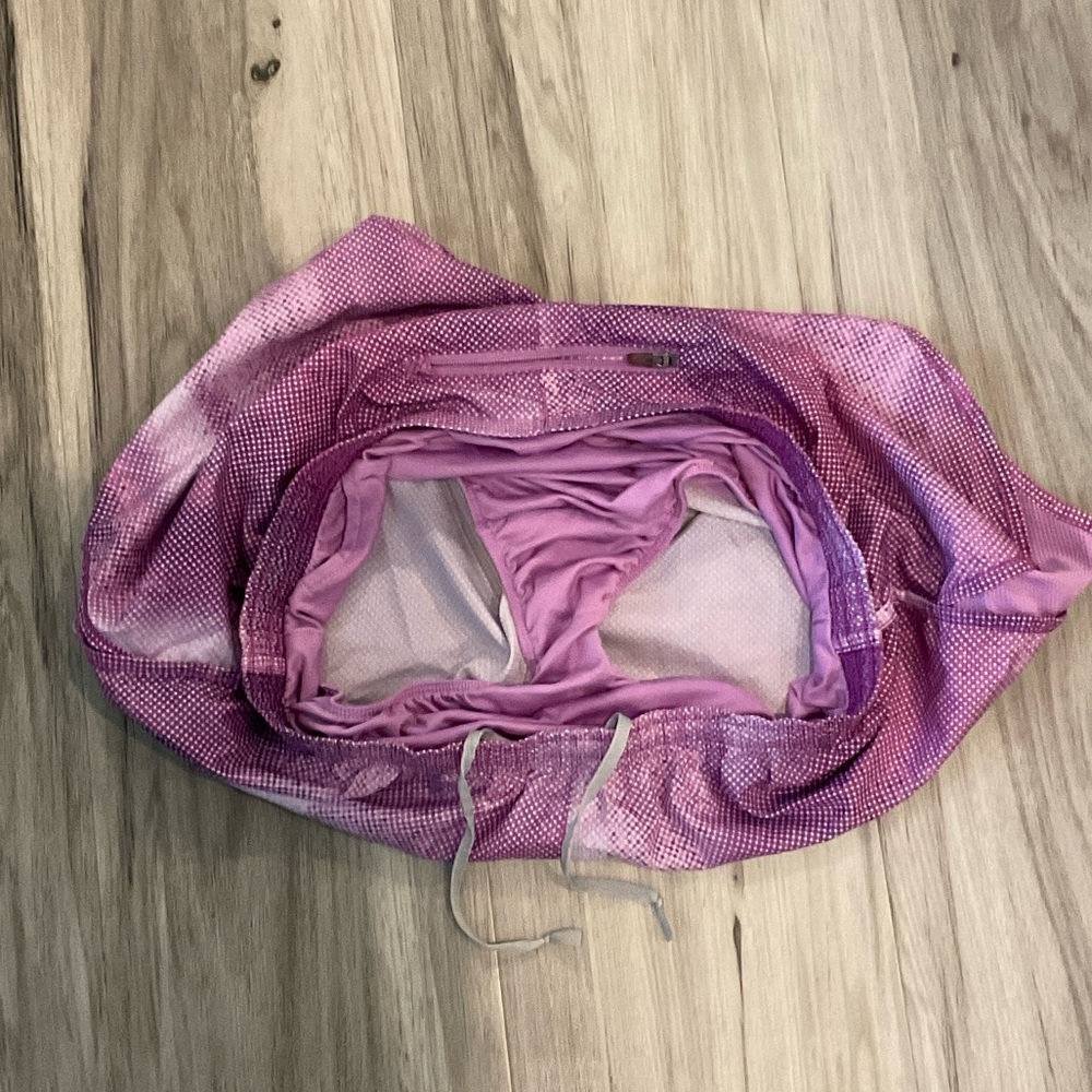 Nike Women's Purple Athletic Running Shorts - Picture 5 of 5